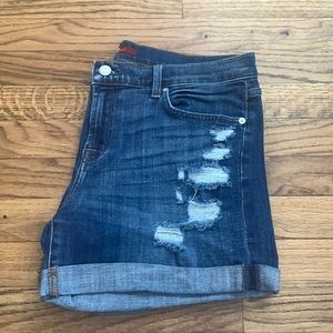 Seven for All Mankind size 29 distressed shorts